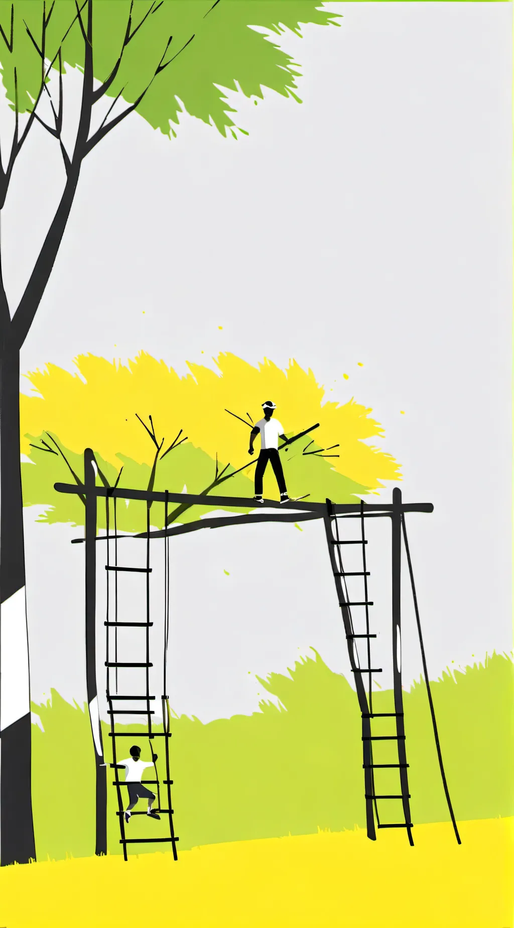 ai character: Play ground background