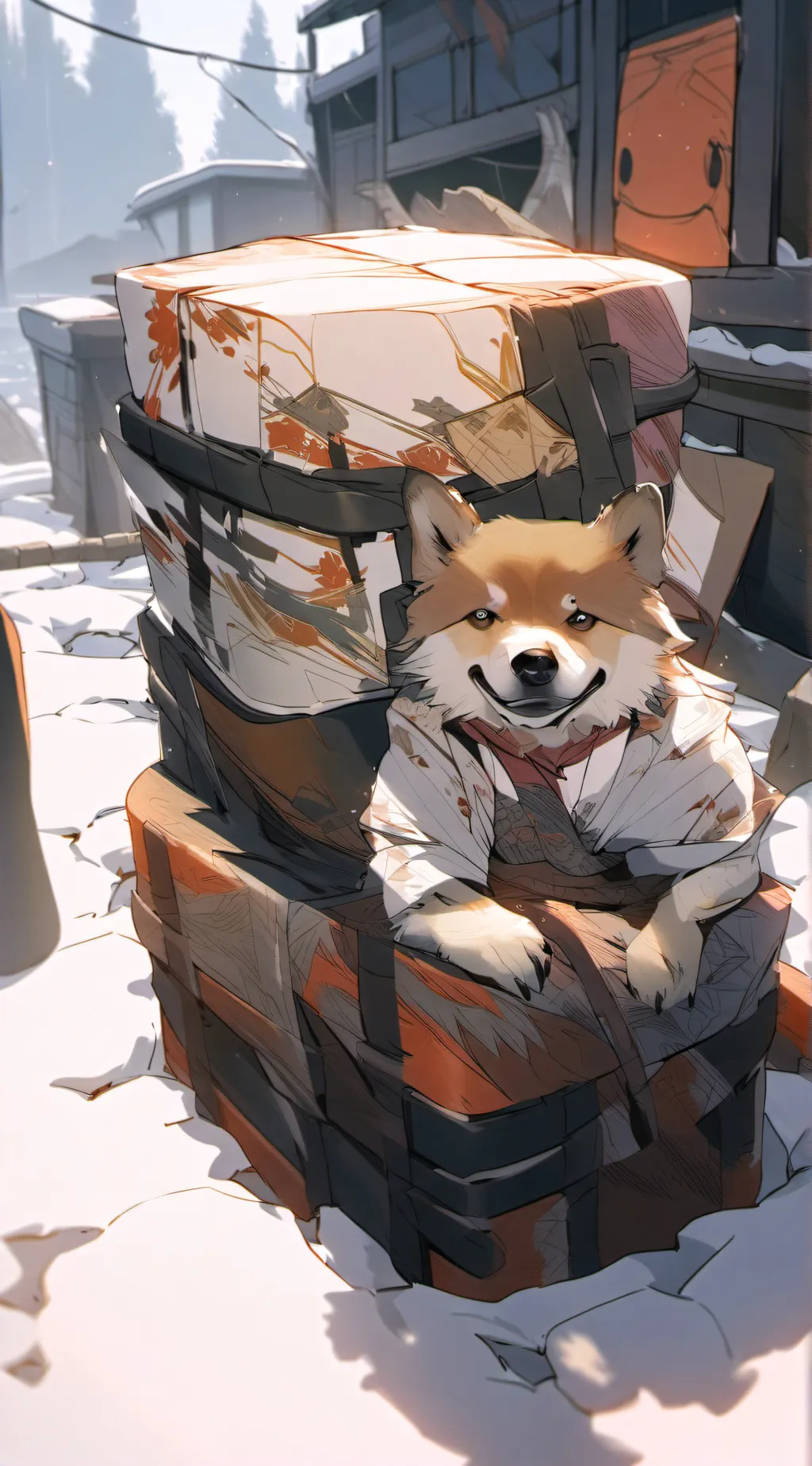 ai character: doge background