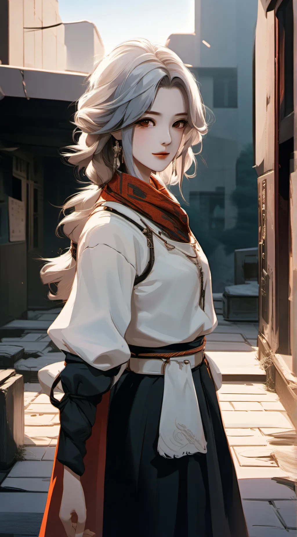 ai character: Lissy  AG kammerad background