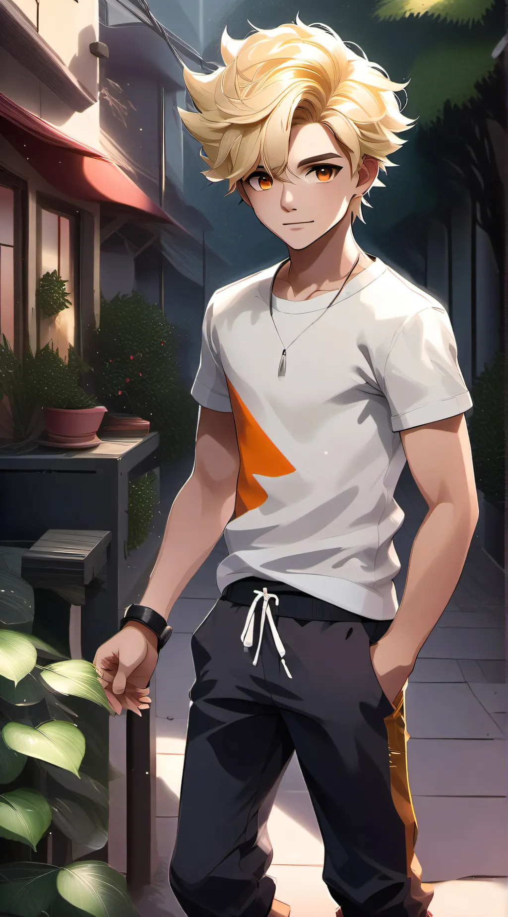 ai character: Zane background