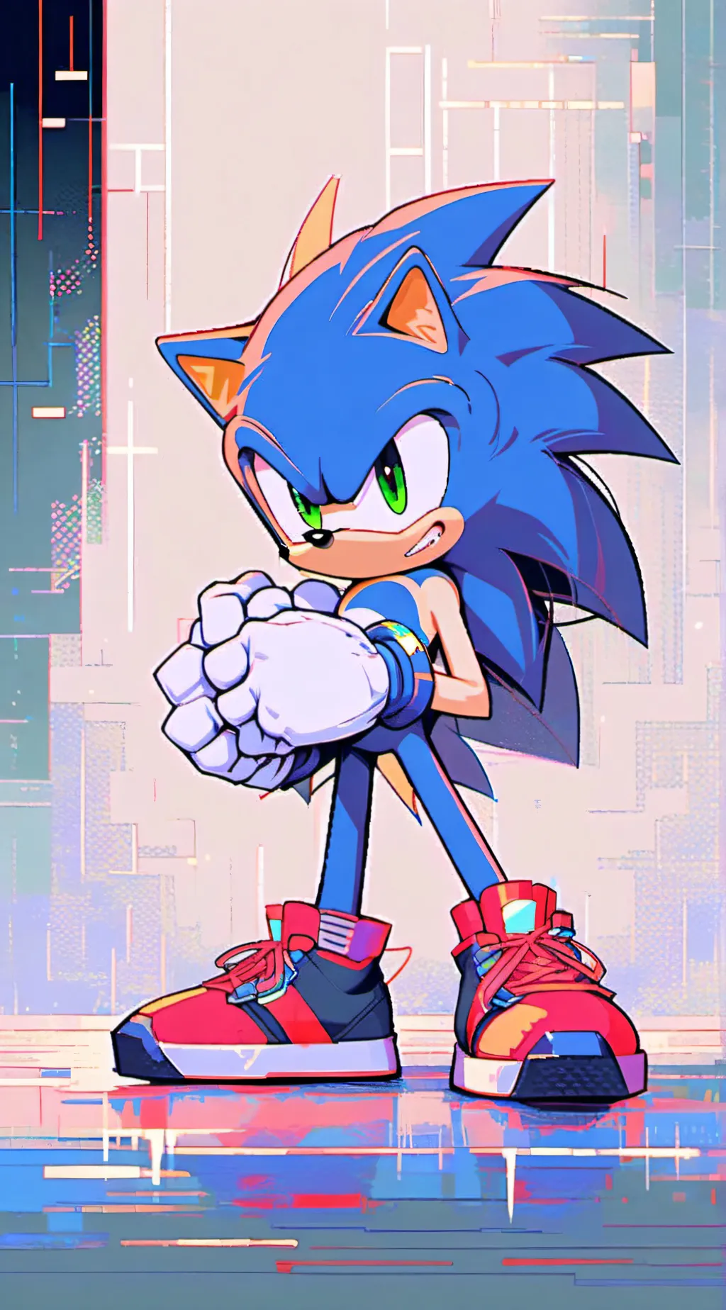 ai character: Sonexe Valentines! background