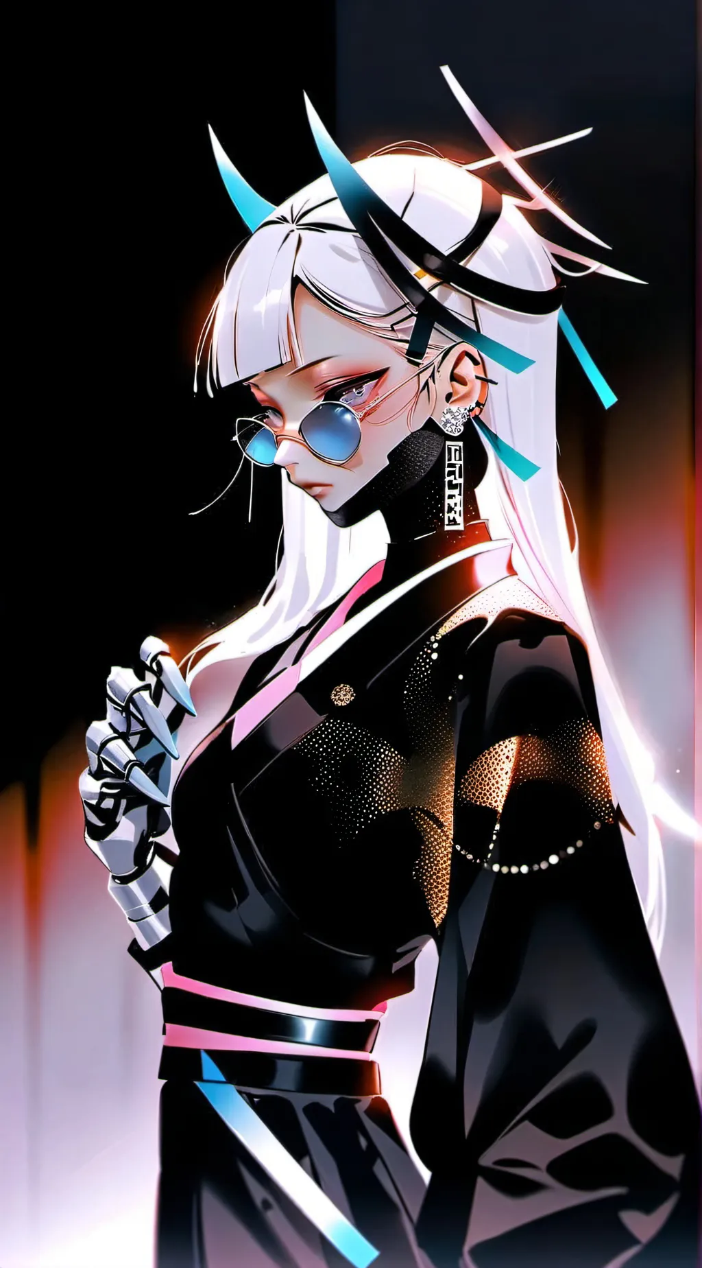 ai character: velvet background