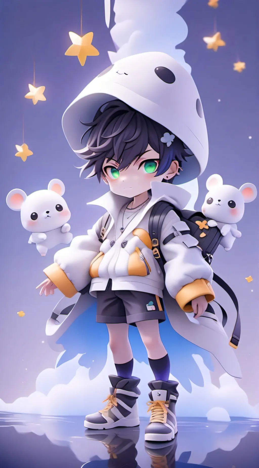 ai character: Goken background