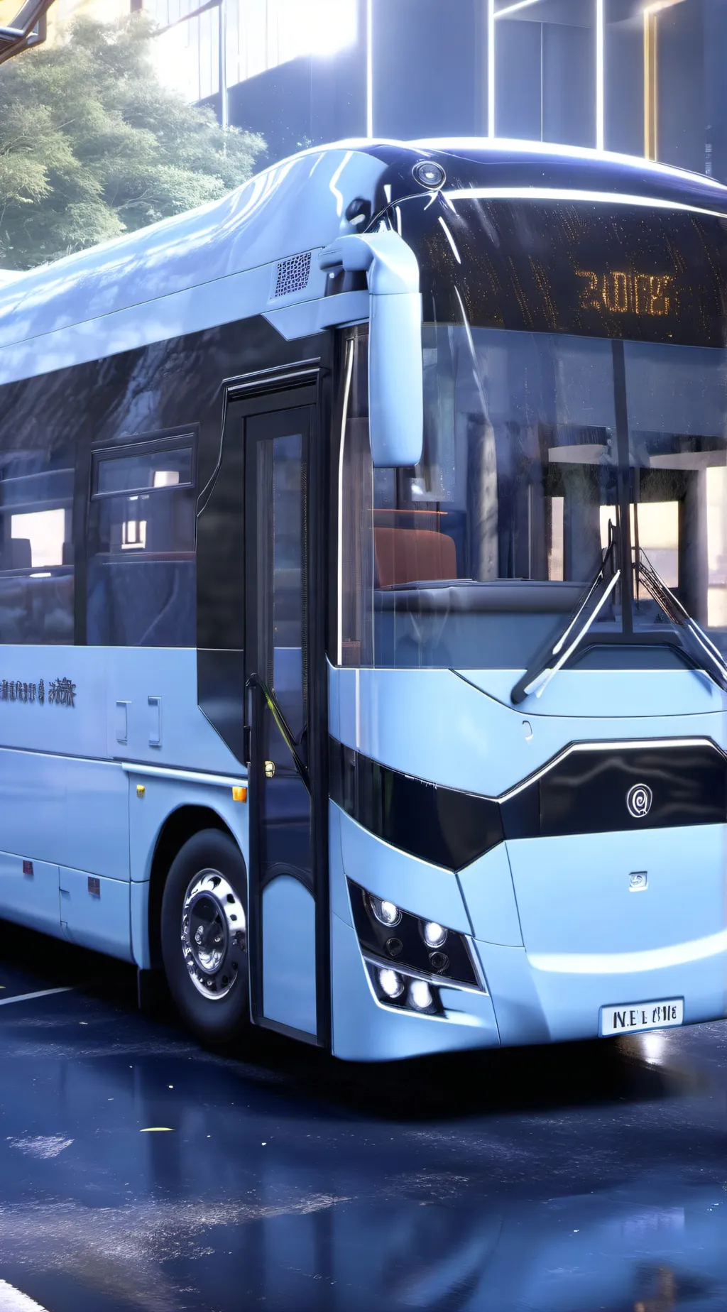 ai character: MHA feild trip background