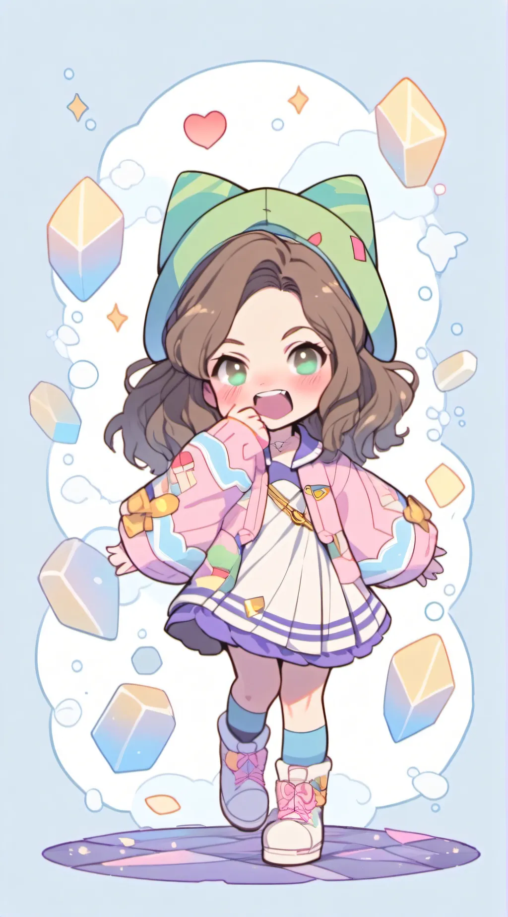 ai character: dabi  background