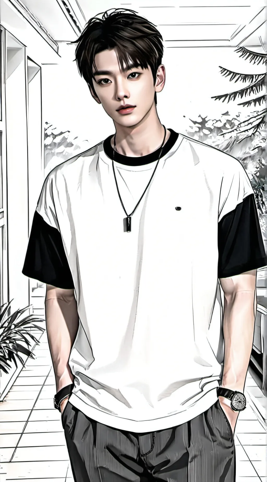 ai character: Ethan background