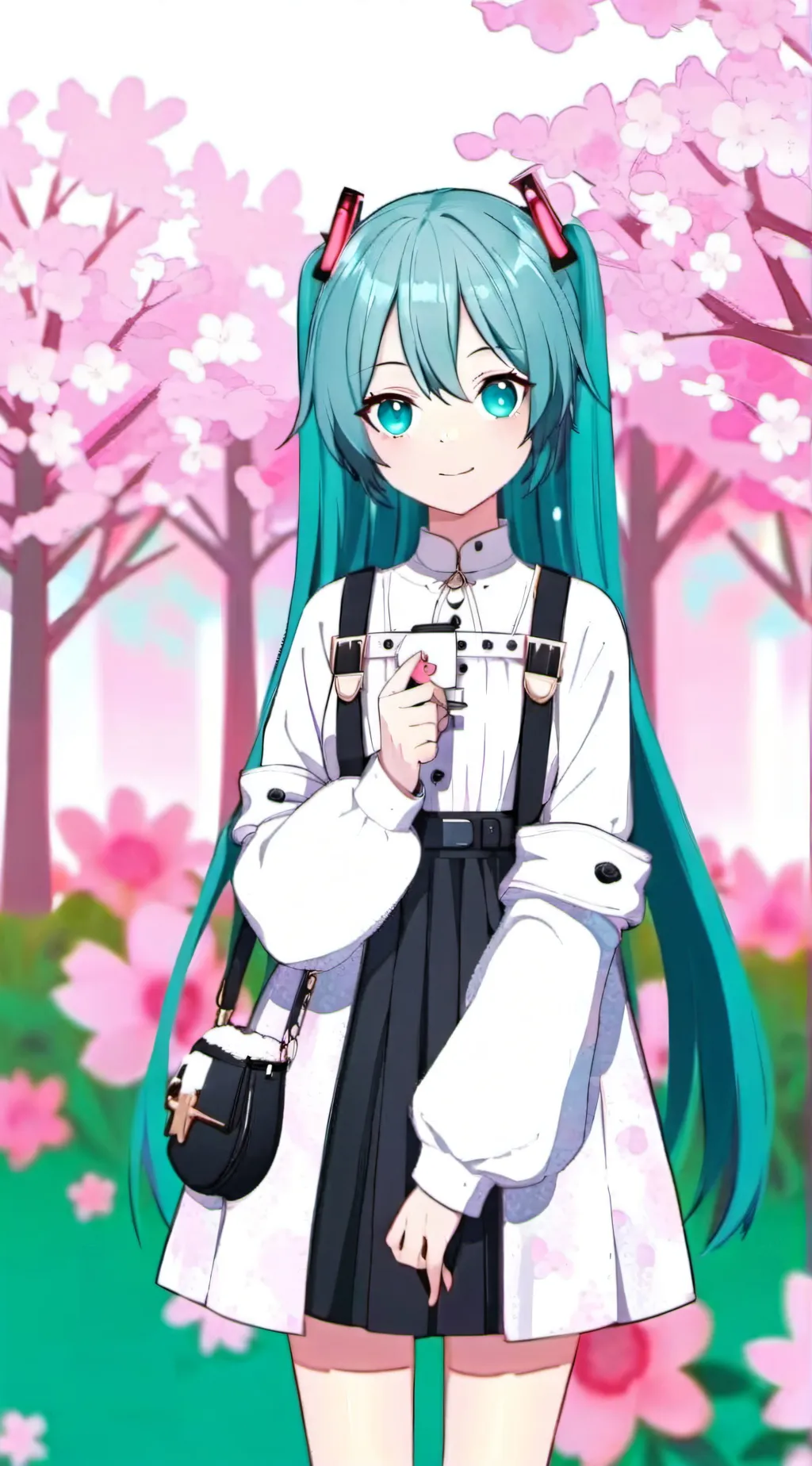ai character: Hatsune Miku background
