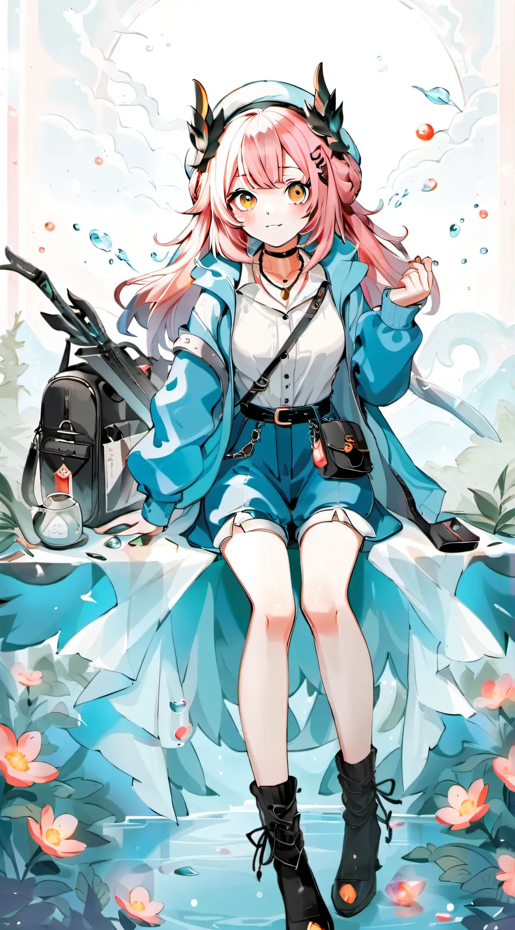 ai character: Ella  background