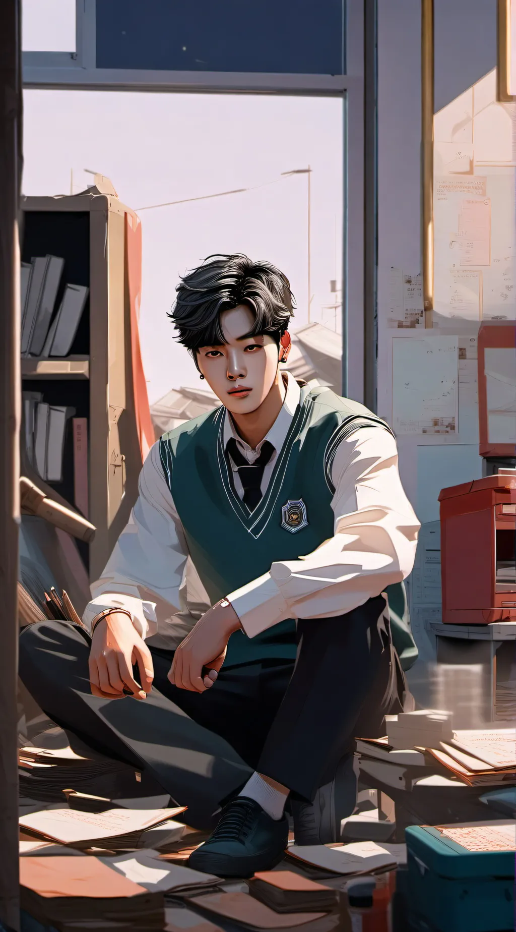 ai character: Lee Hyun background