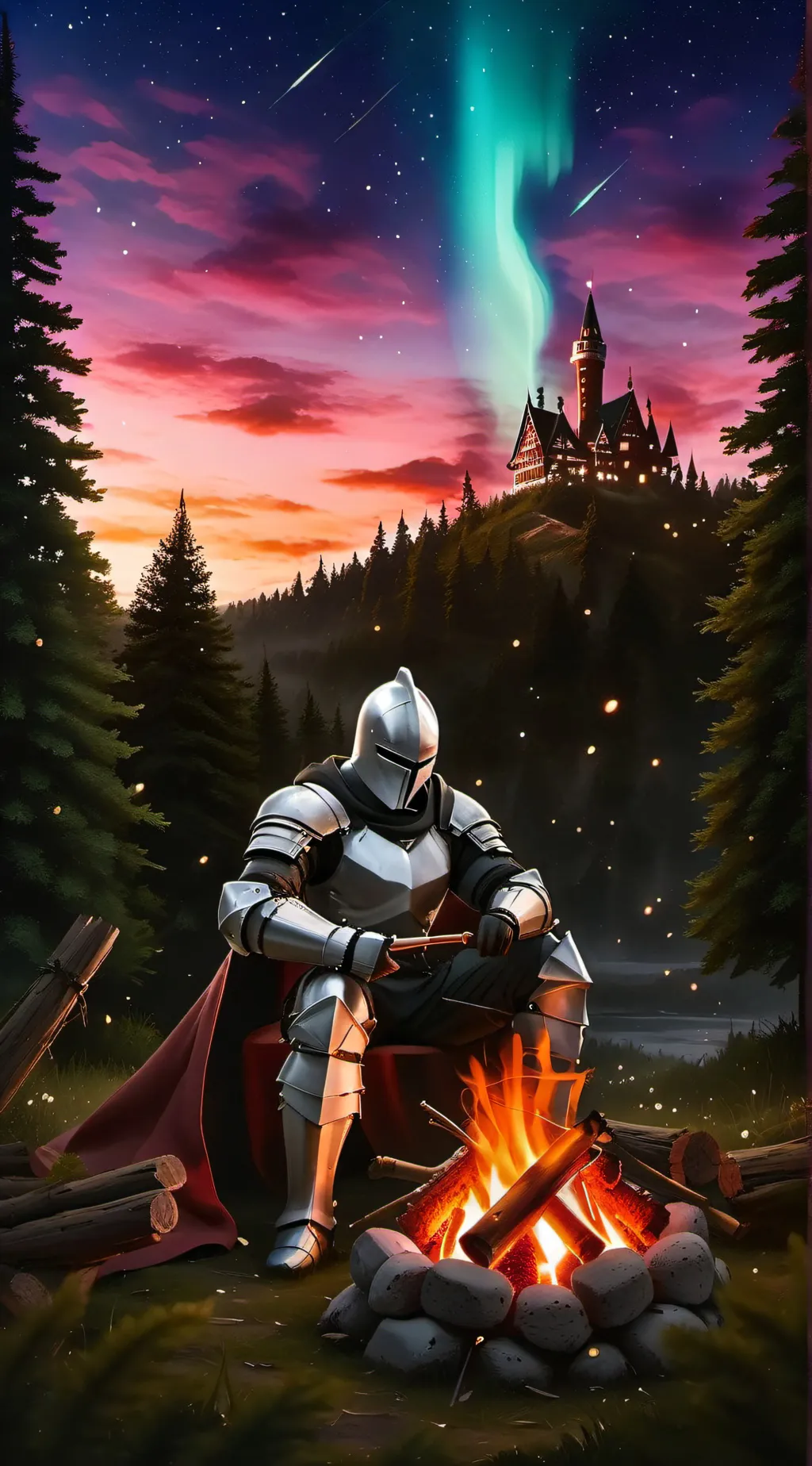 ai character: Knight background