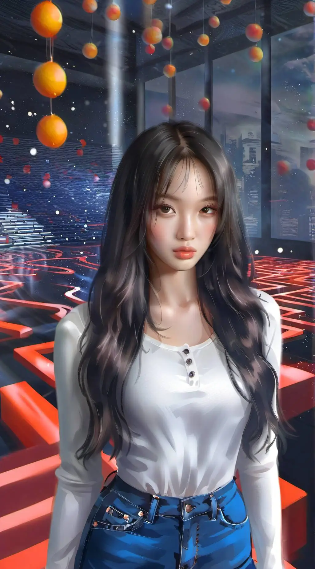 ai character: lee hyien  background