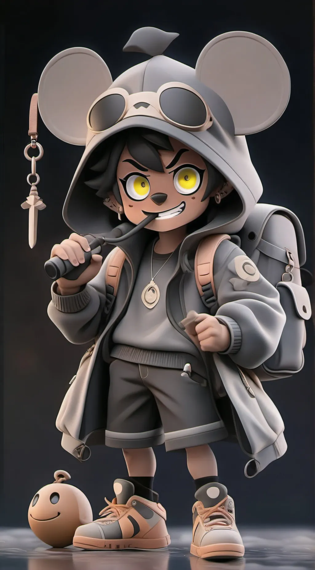 ai character: Freddy background