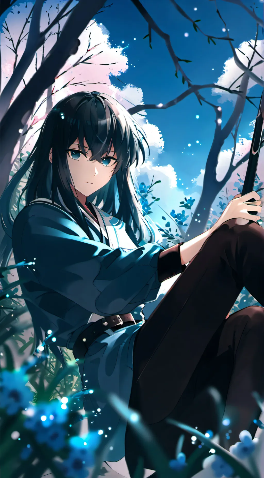 ai character: muichiro  background