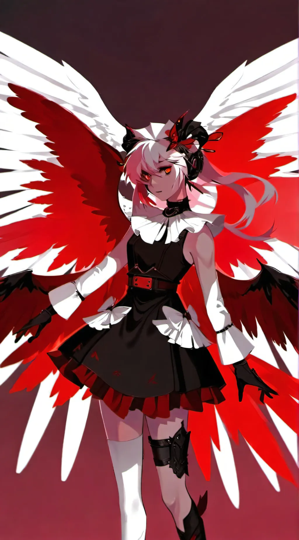 ai character: alastor grooming  background