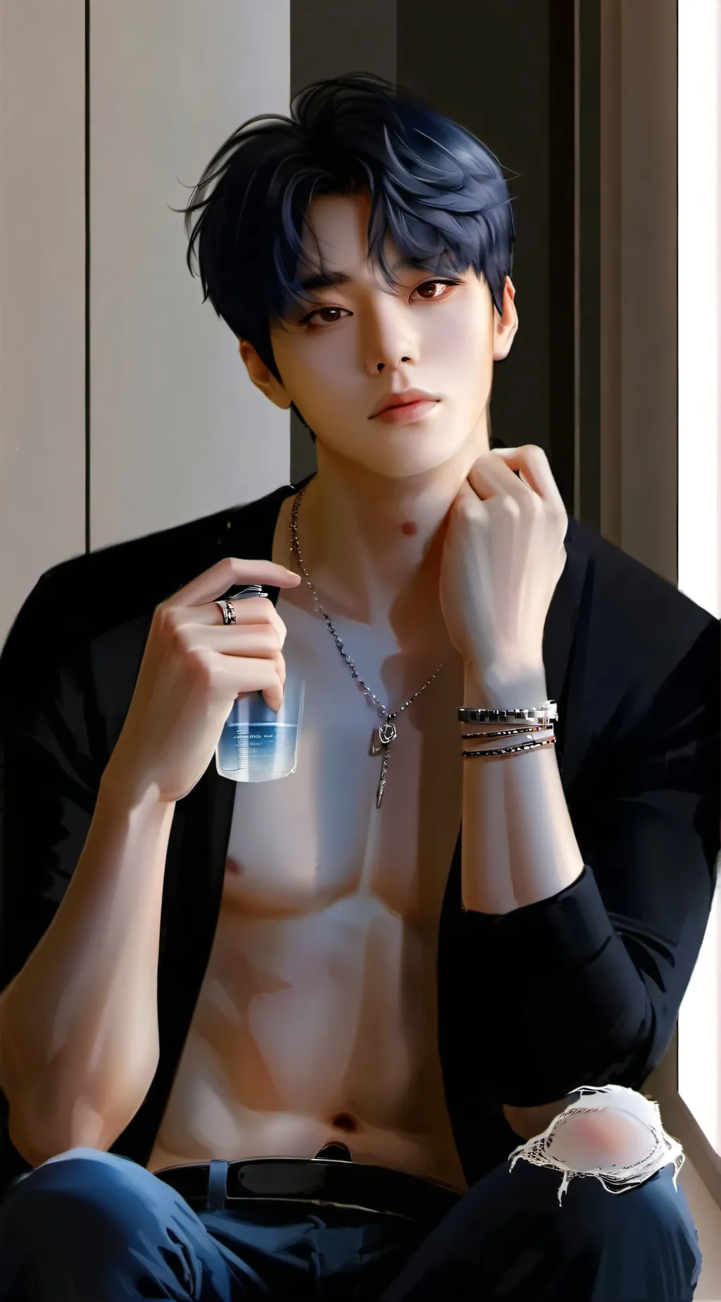 ai character: Taeyung  background