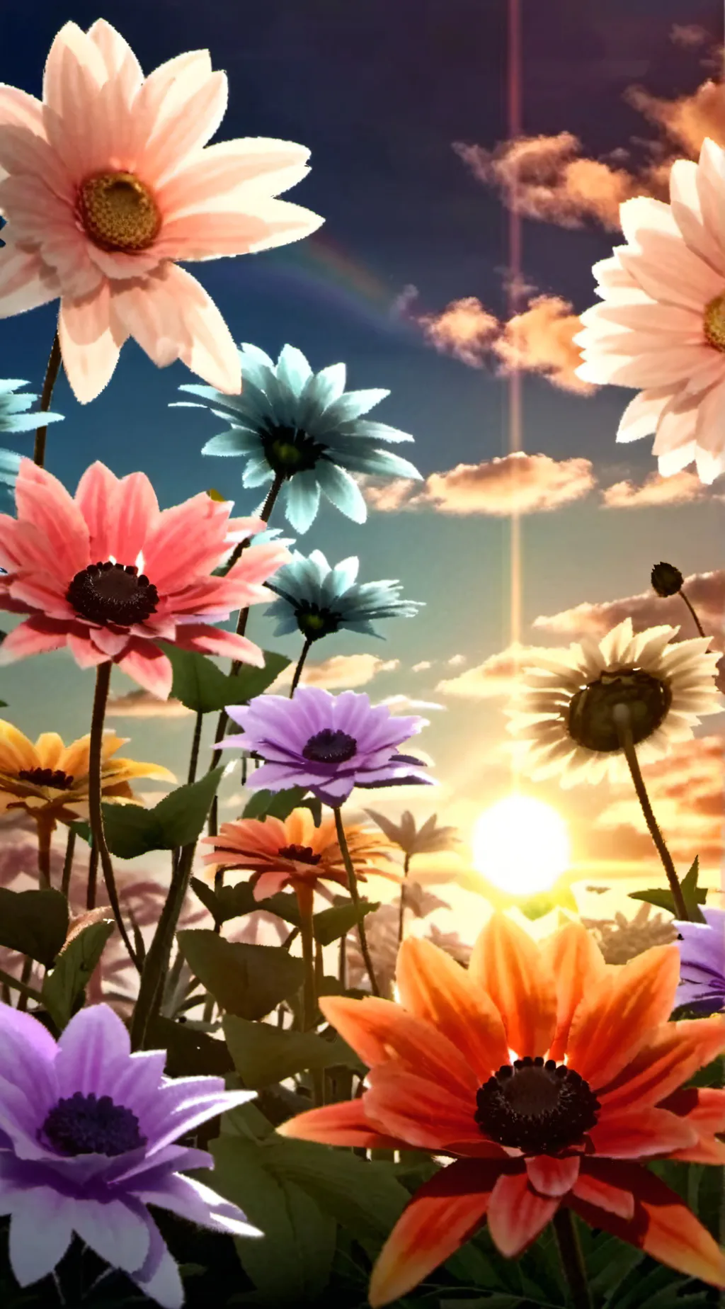 ai character: Smileing critters background