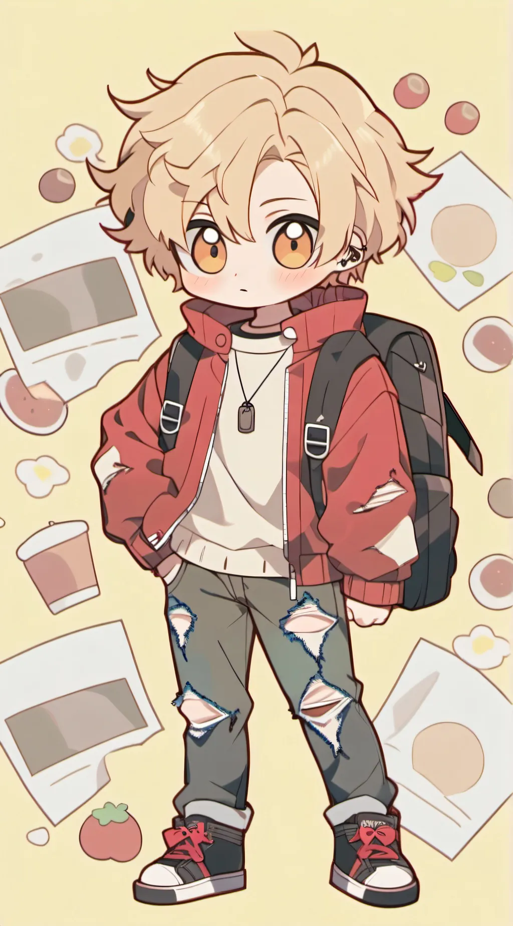 ai character: Jace  (Loud rat) background