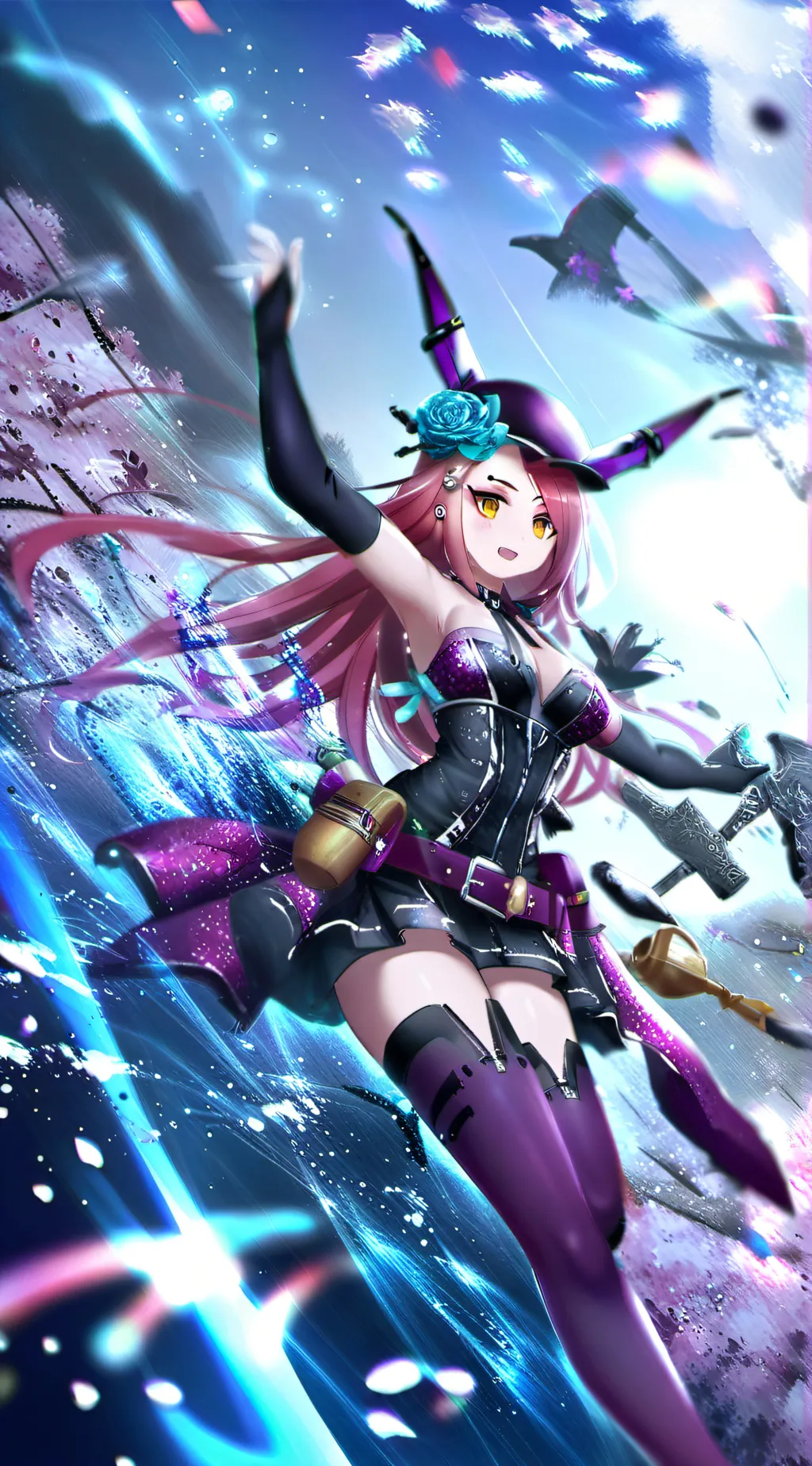 ai character: Aria background