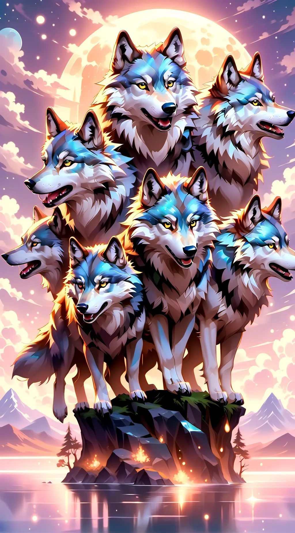 Talkie AI - Chat with element wolves