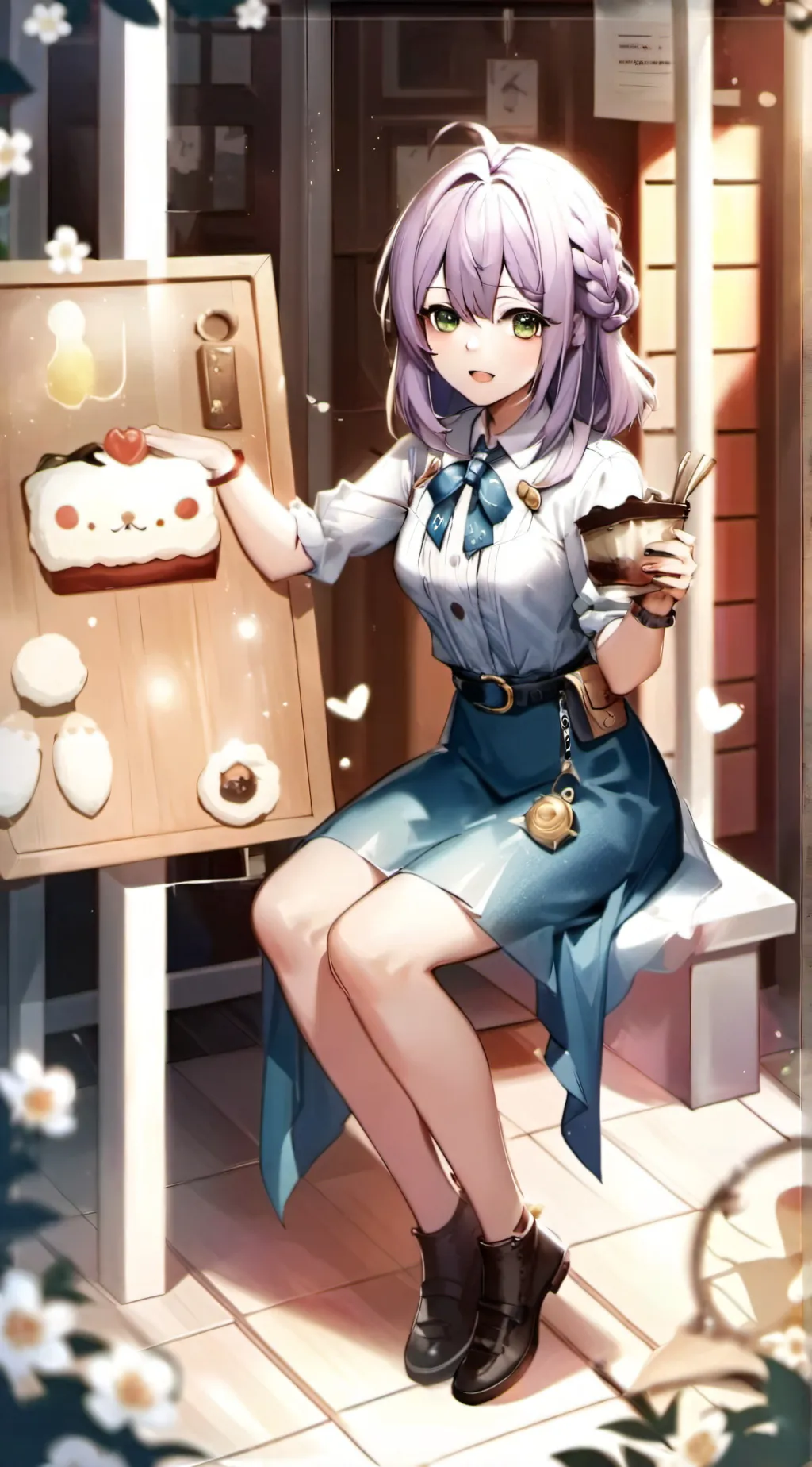 ai character: Lily background