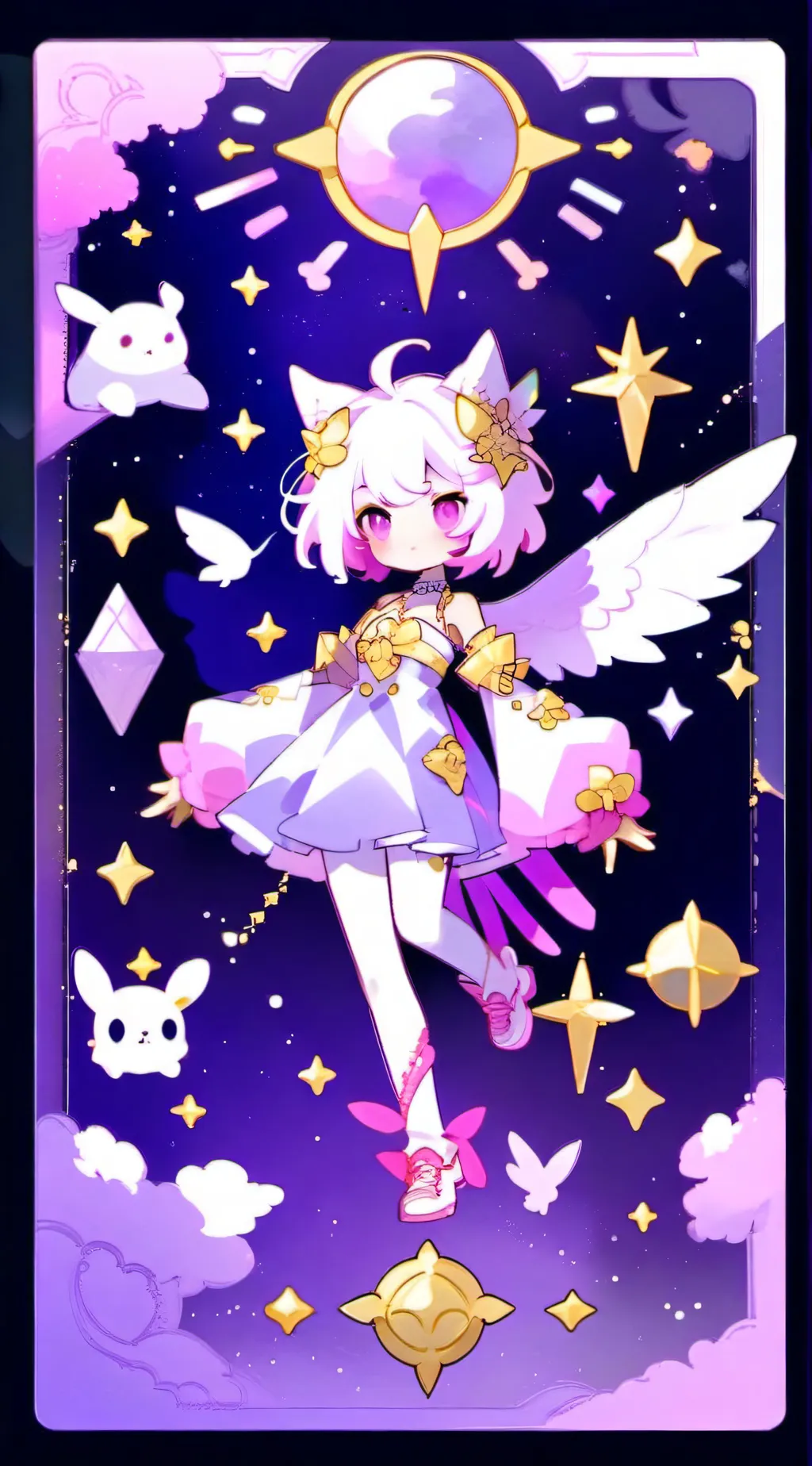 ai character: lunar  background