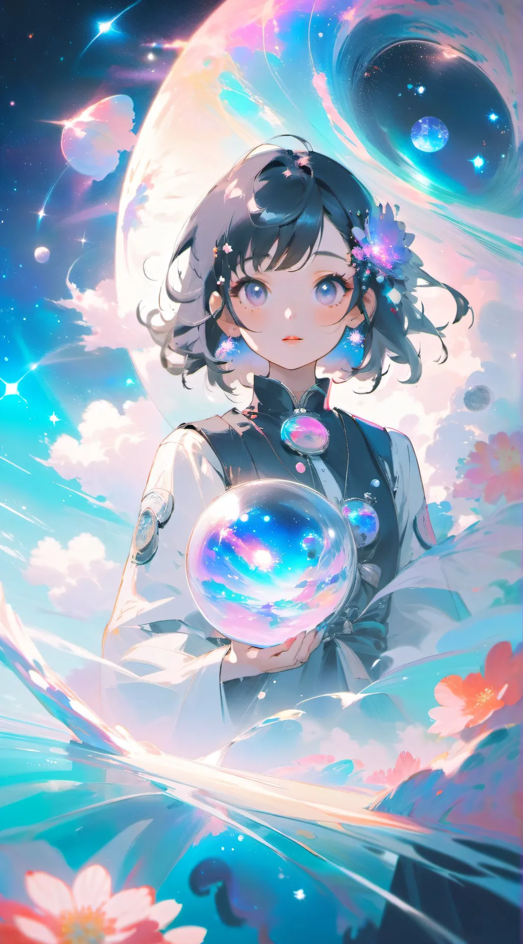 ai character: ruin and b.m background