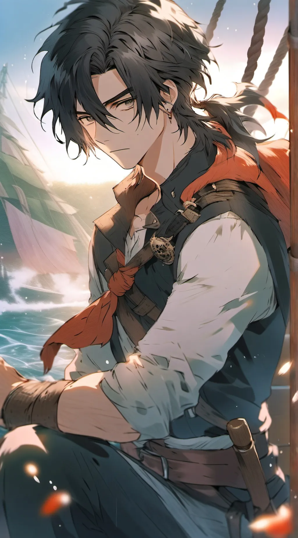 ai character: Captain, Alan background