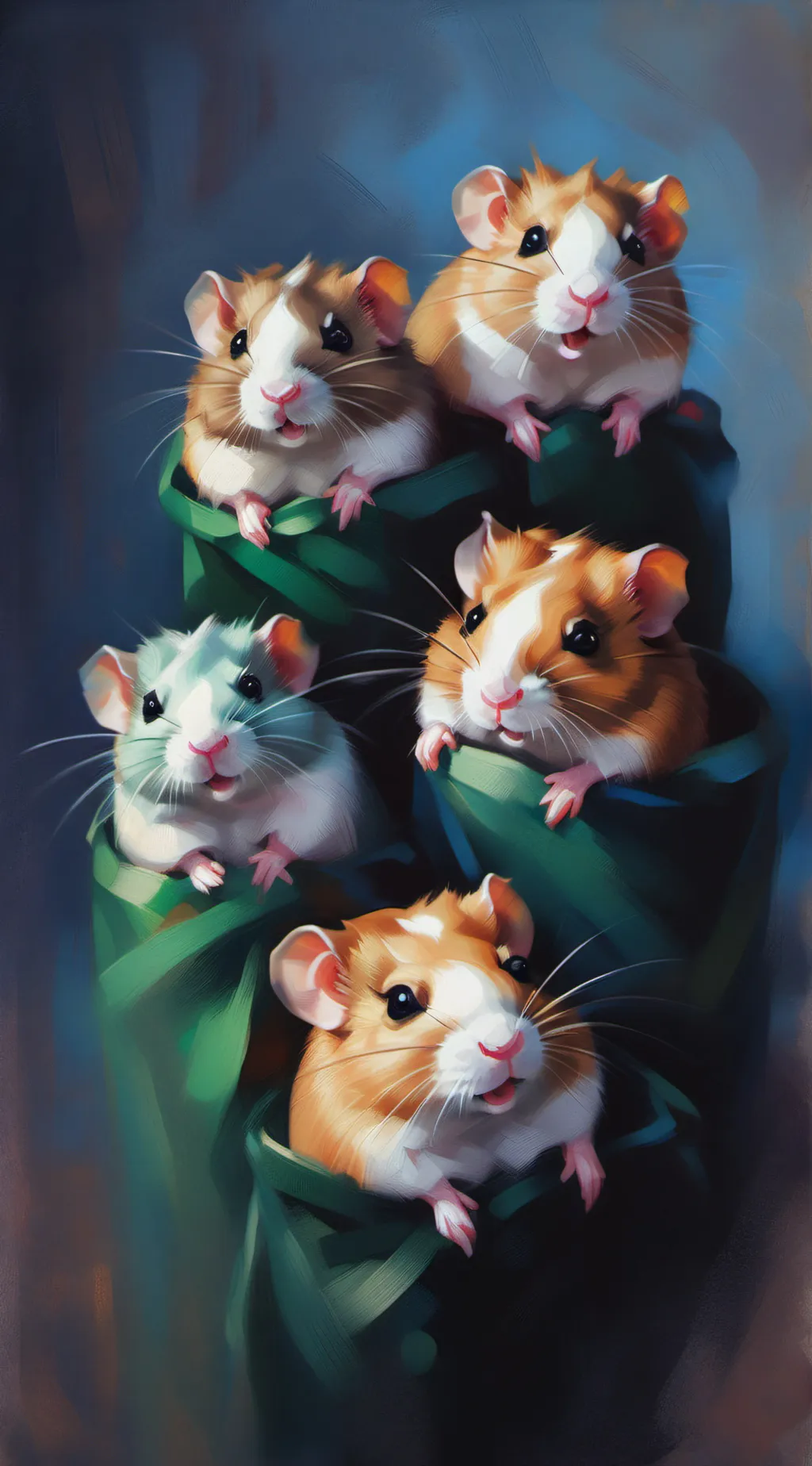 ai character: hamsters background