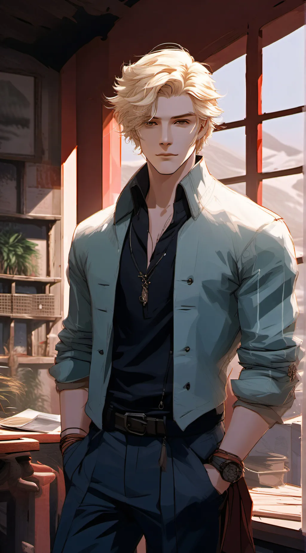 ai character: Dan maverick background