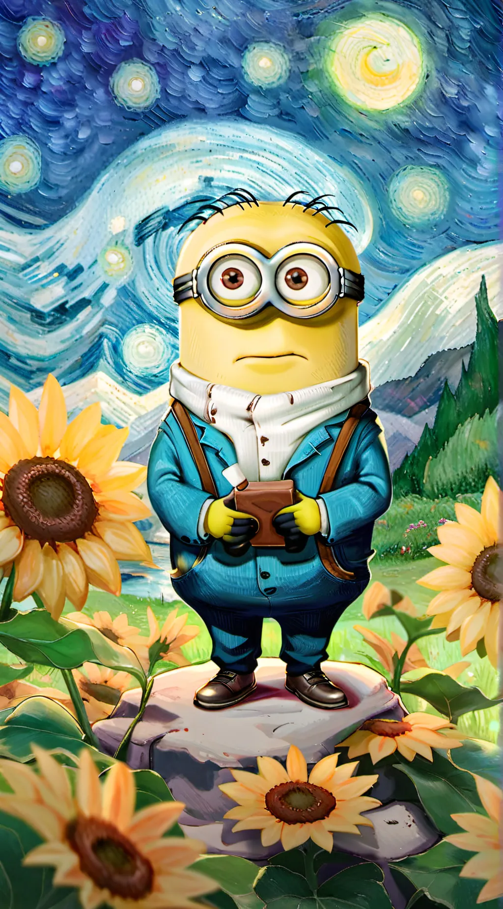 ai character: mega minion mel background
