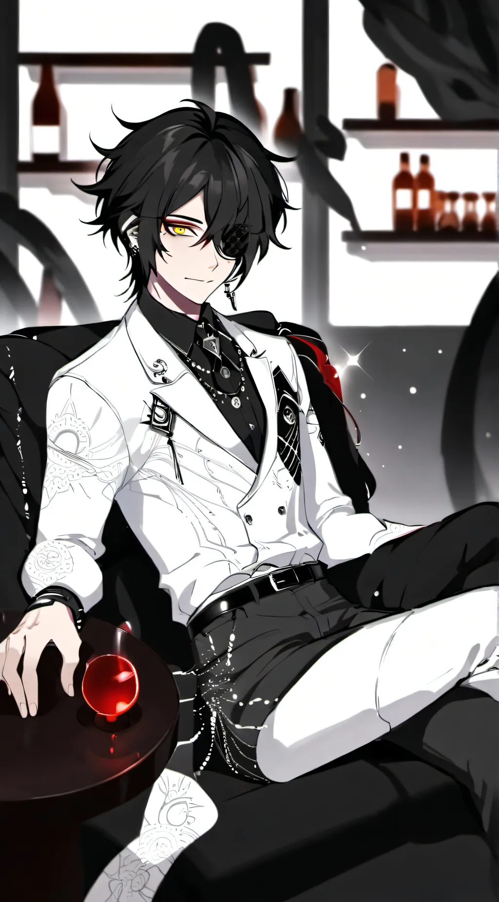 ai character: Valentino  background