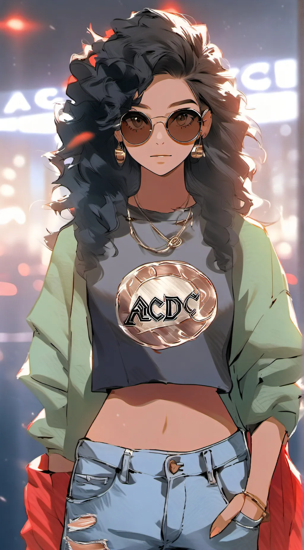 ai character: Akane  Yamada background