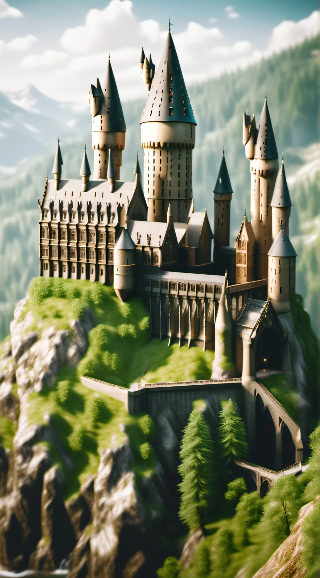 ai character: Hogwarts~Duh background