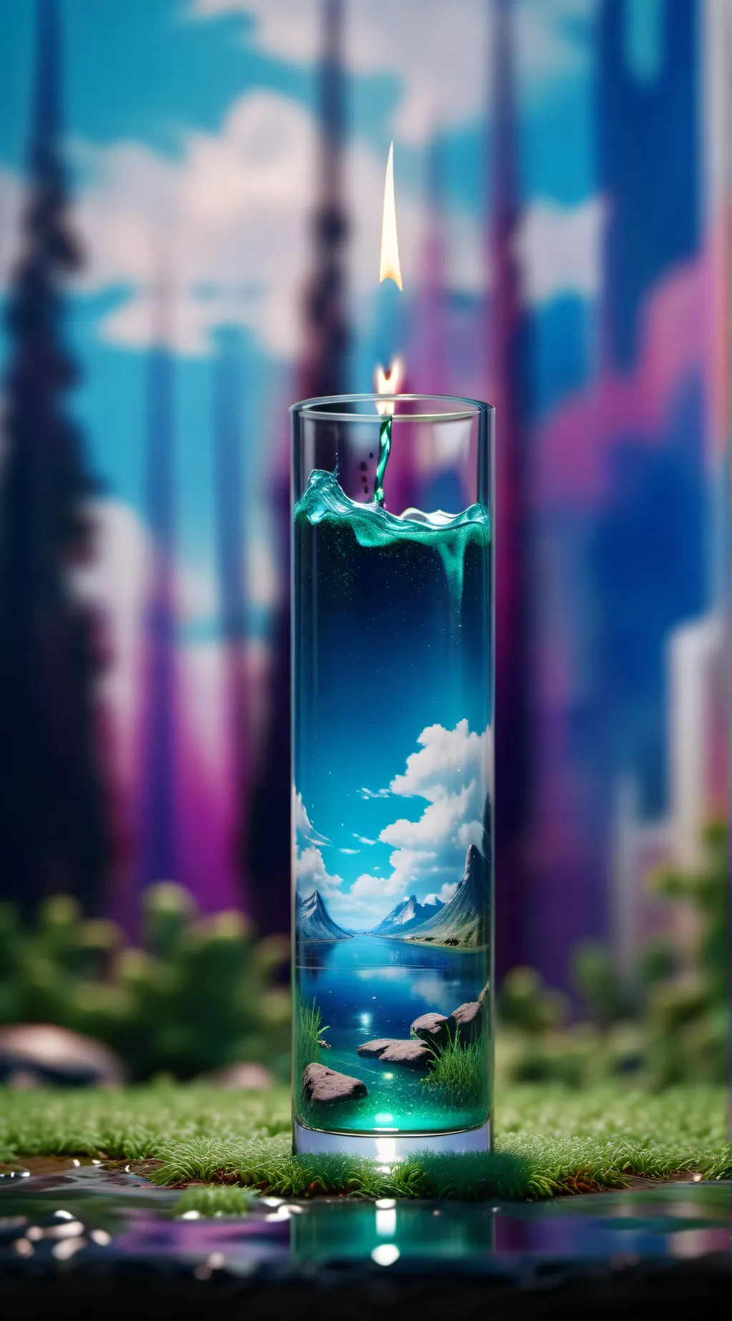 ai character: Touch grass💀 background