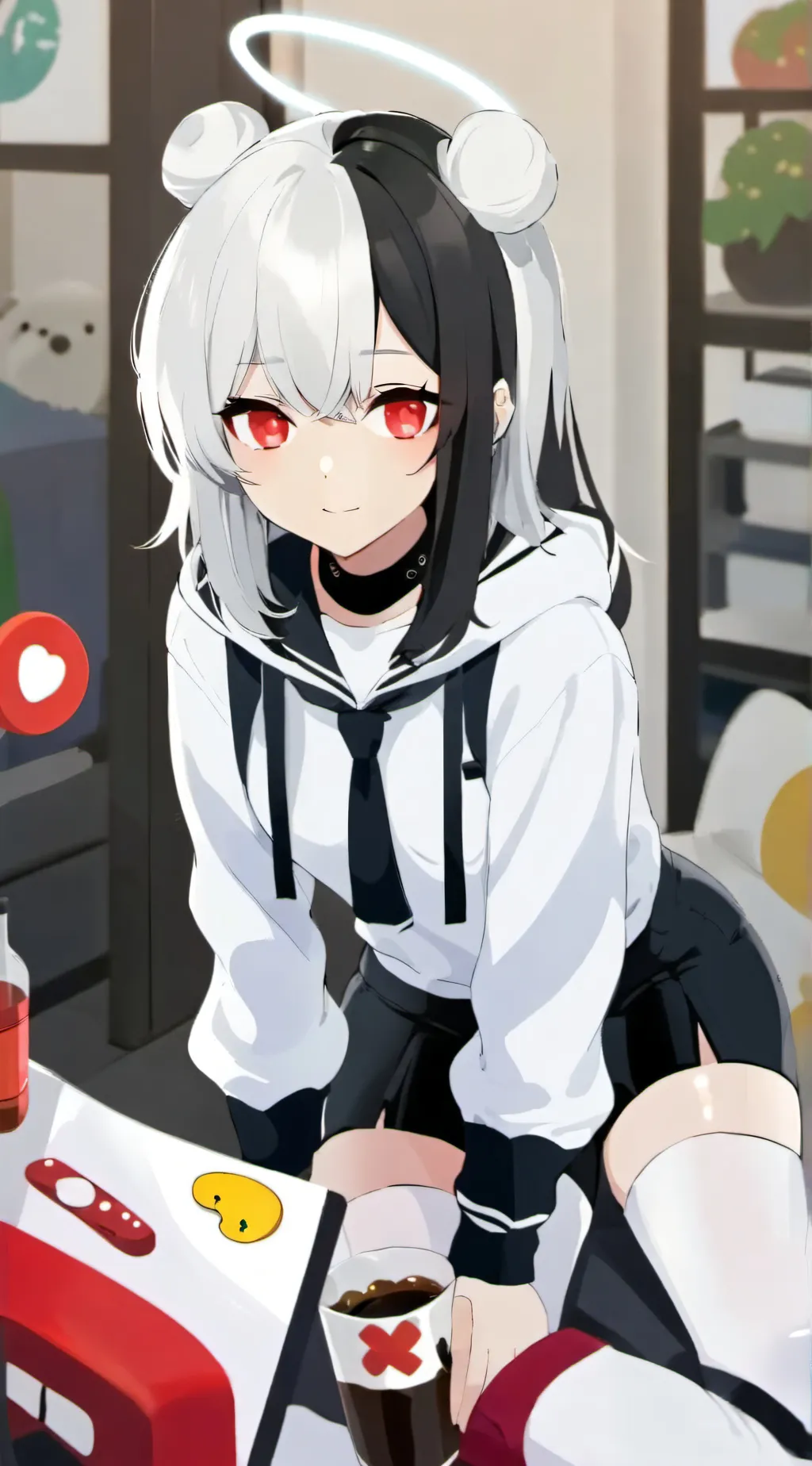 ai character: Claire  background