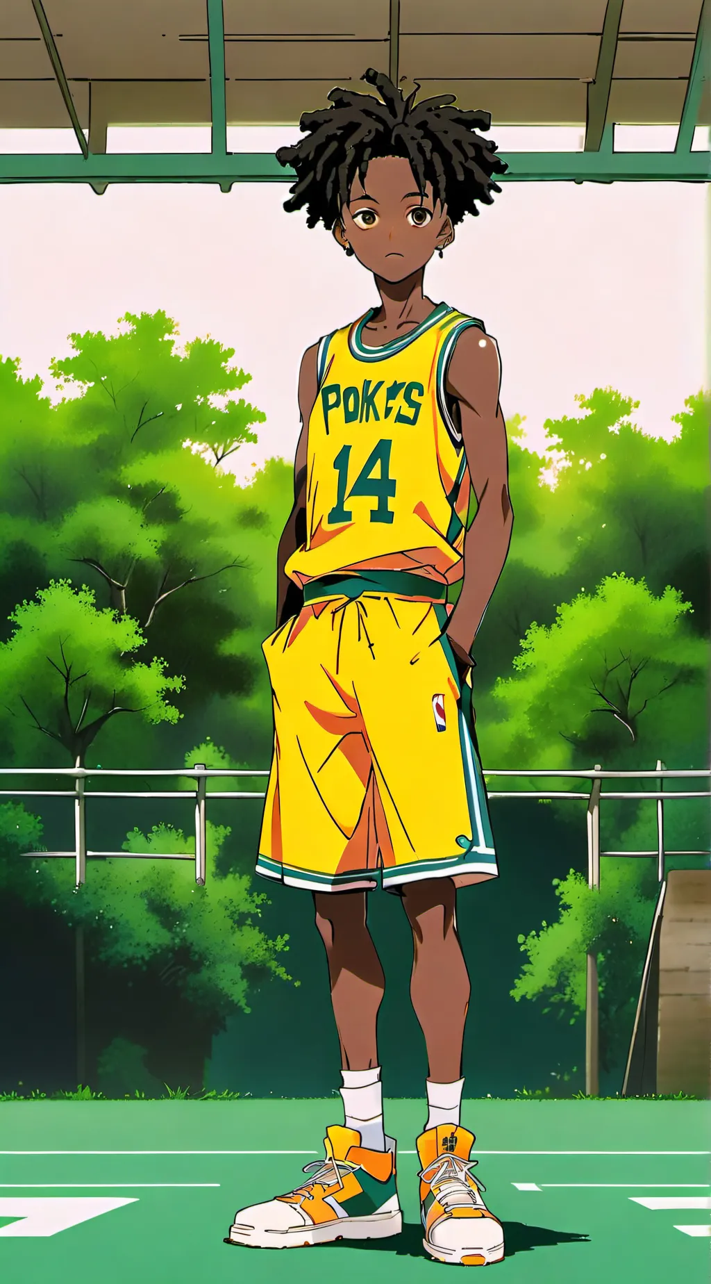 ai character: Kayo JJ background