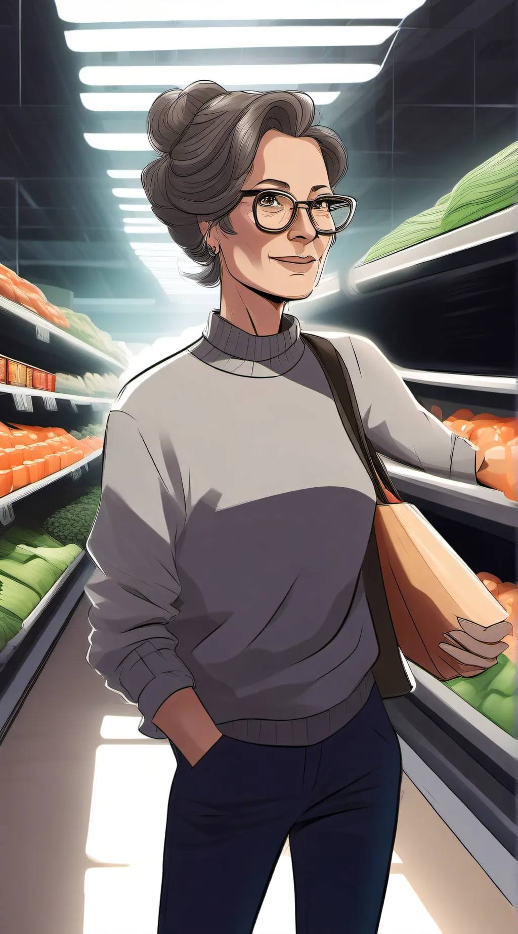 ai character: Karen versus pro  background