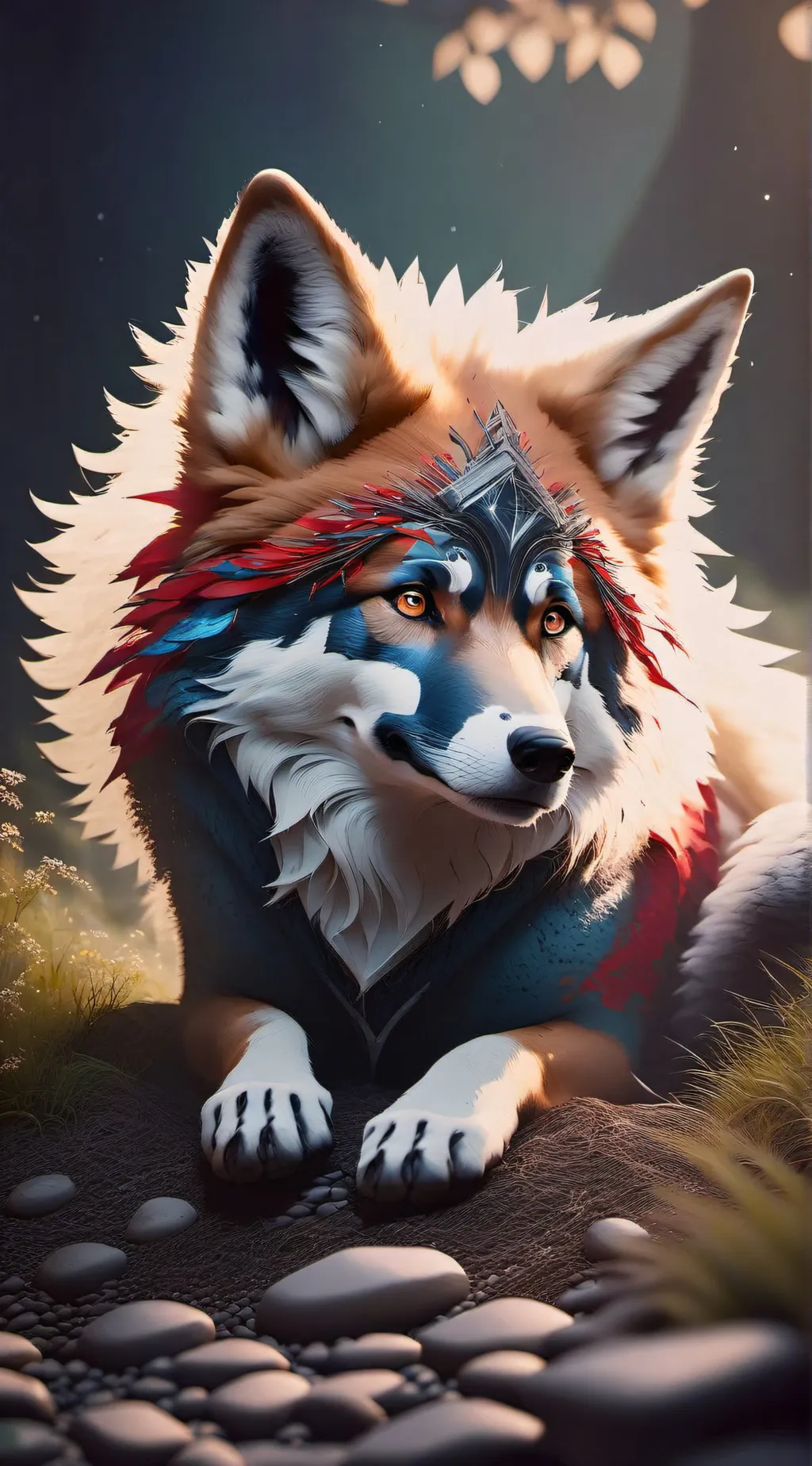 ai character: fox cat background