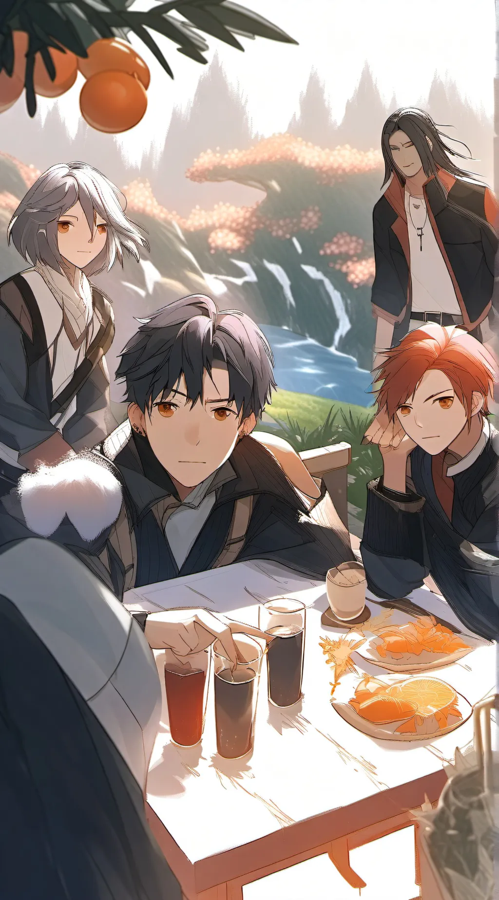 ai character: Sexy boy Michael background