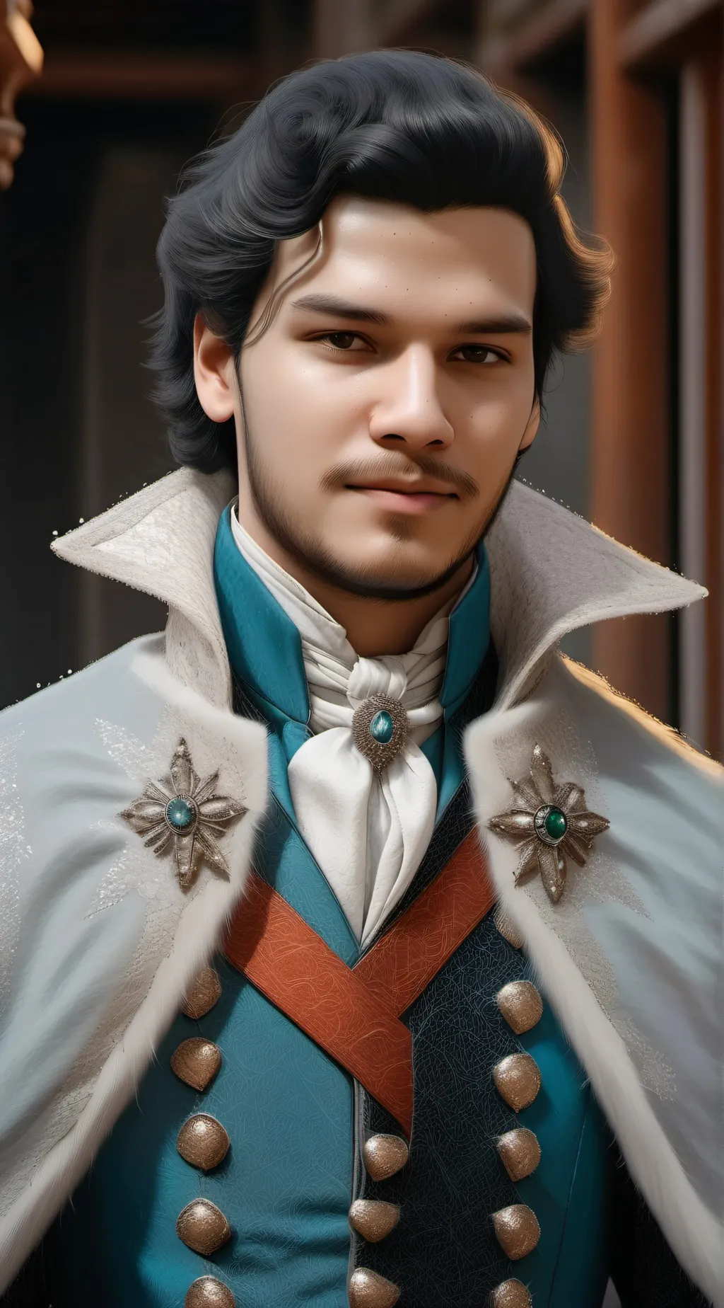 ai character: Xavier King background