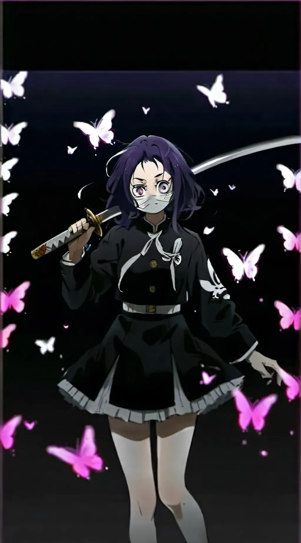 ai character: kny hate shinobu  background