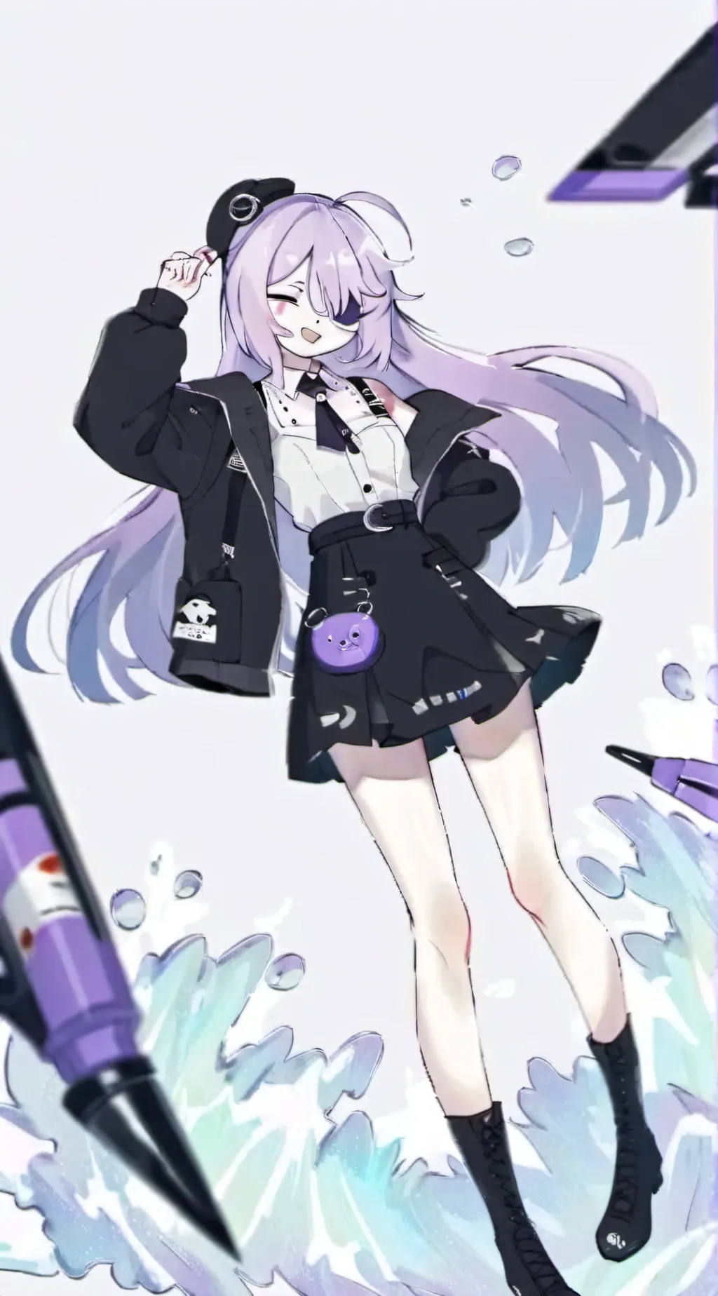 ai character: miss Huroko background