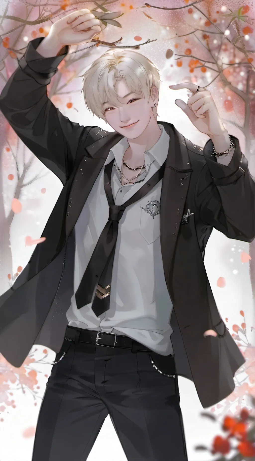 ai character: leon background