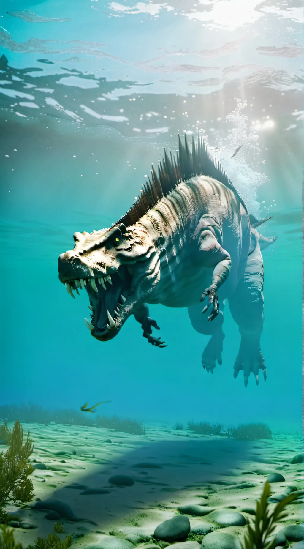ai character: Spinosaurus background
