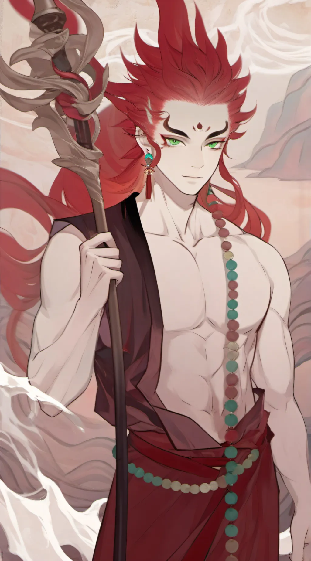 ai character: Sha Wujing 沙悟净 background