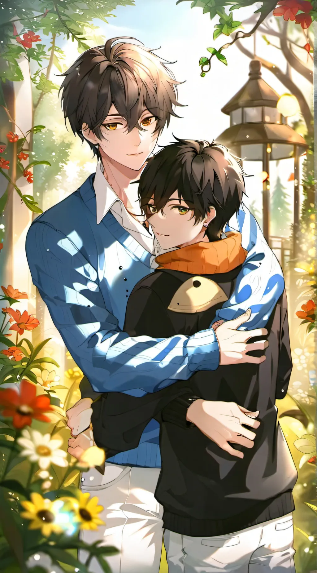 ai character: Samuel and Alex background