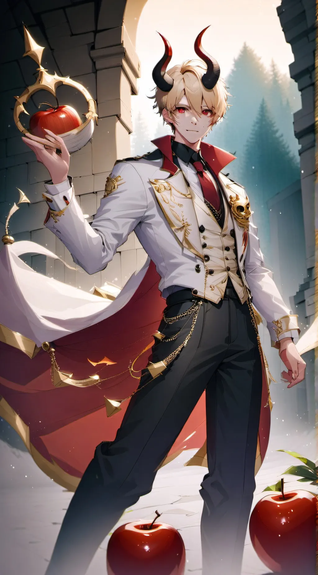 ai character: Lucifer  background