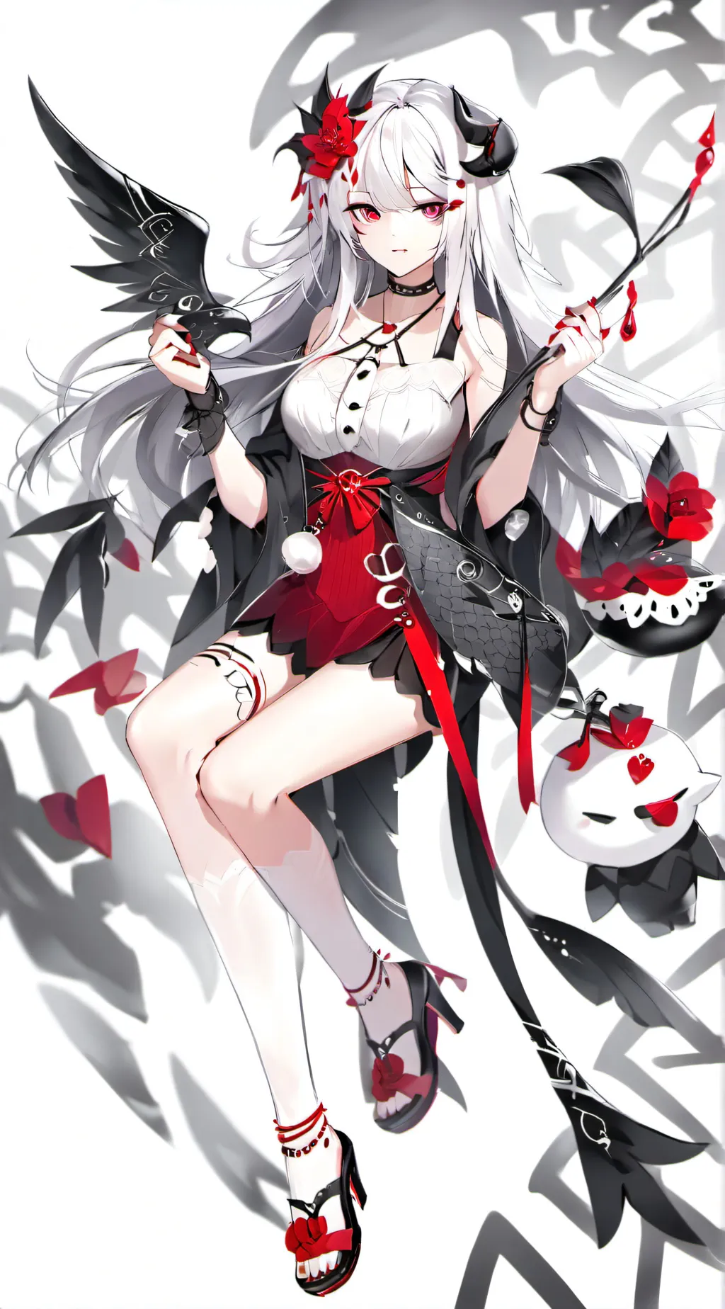 ai character: Rose background