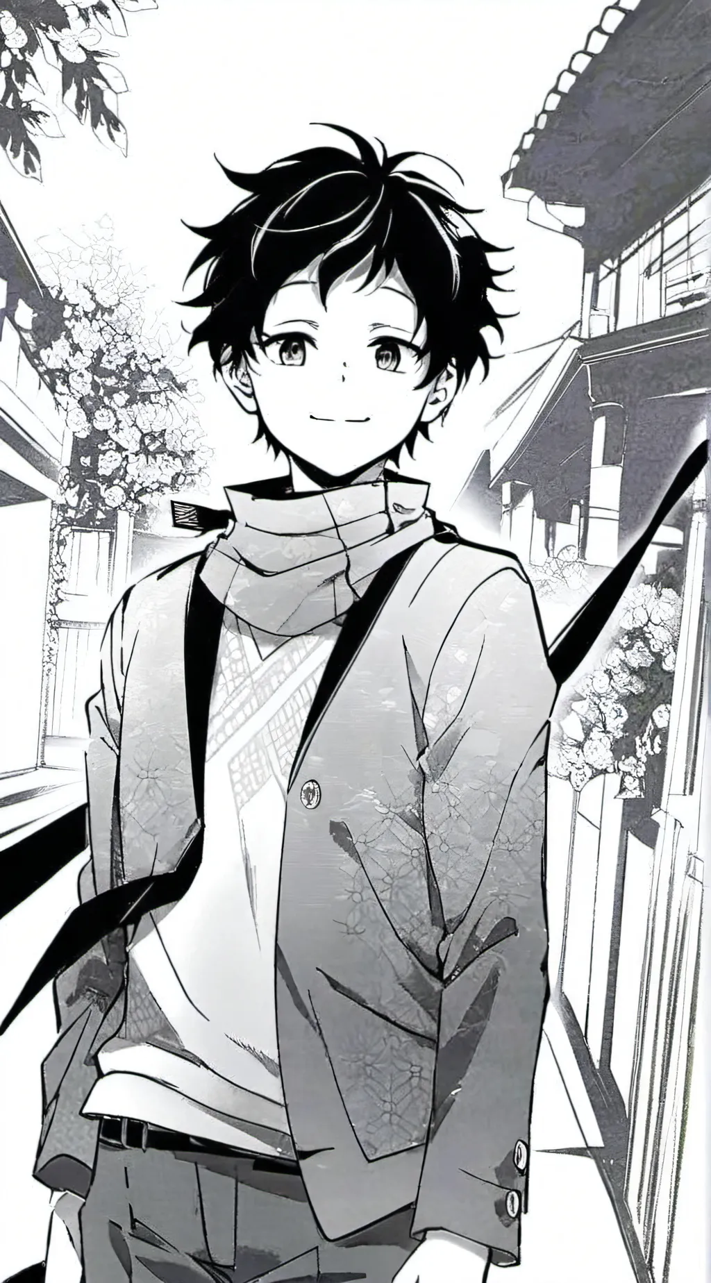 ai character: Izuku Midoriya  background