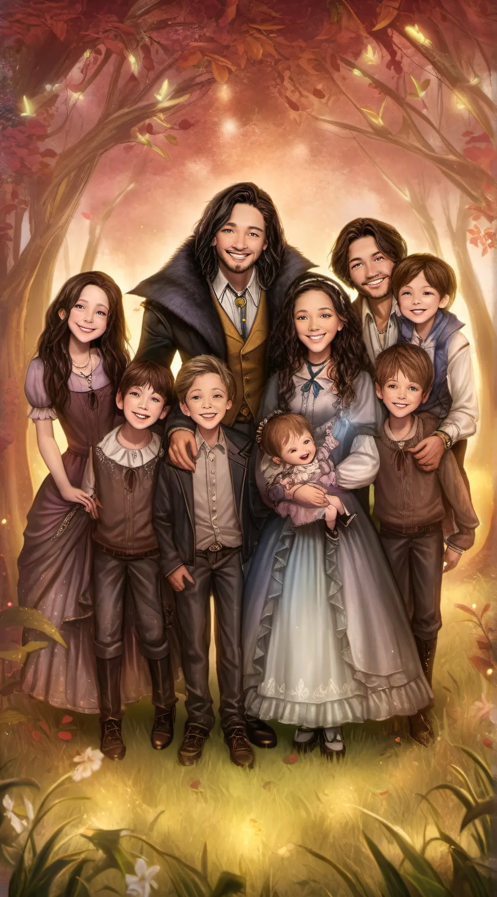 ai character: Stuck in the middl background